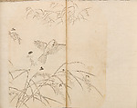金工絵 Copy book of Toshiyoshi (also called Kōsō, Seijō, or Toshinaga), 紫原壽良画 Murasakibara Toshiyoshi (Japanese, born 1829), Ink on bound paper, Japanese