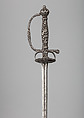 Page's Sword, Johann Tetsche (German, active Solingen, 1700–1742), Steel, hilt, Italian; blade, German, Solingen