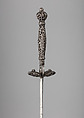 Page's Sword, Johann Tetsche (German, active Solingen, 1700–1742), Steel, hilt, Italian; blade, German, Solingen