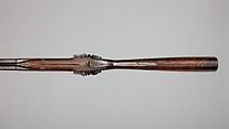 Double-Barreled Side-by-Side Flintlock Shotgun, Joseph Manton &amp; Son, British, London 1834–1838, Steel, wood (walnut), brass, platinum, silver, British, London