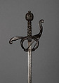 Rapier in 15th Century German Style, Steel, silver, German