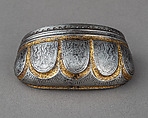 Toe Cap for a Foot Defense (Sabaton), Steel, gold, German, Augsburg