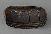 Toe Cap for a Foot Defense (Sabaton), Steel, gold, German, Augsburg