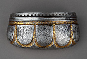 Toe Cap for a Foot Defense (Sabaton), Steel, gold, German, Augsburg