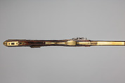 Flintlock Longrifle, Jacob Kuntz (American, Allentown, Pennsylvania 1780–1876 Philadelphia, Pennsylvania), Wood (maple), steel, iron, brass, silver, bone, horn, American, Philadelphia