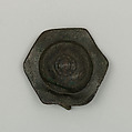 Boss from a Horse Breast Collar, Copper alloy, Ottoman or Tatar