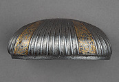 Toe Cap for a Foot Defense (Sabaton), Steel, gold, Augsburg