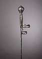 Rapier, Steel, silver, brass, Italian