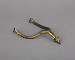 Prick Spur (Right), Copper alloy, gold, Central European