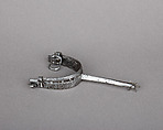 Rowel Spur (Right), Iron alloy, German or Bohemian