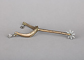 Rowel Spur in the Style of the 15th Century, Copper alloy, gold, iron, German
