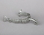 Rowel Spur (Left), in the Style of the 17th Century, Iron alloy, tin, German