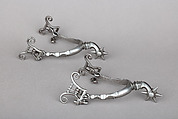 Pair of Rowel Spurs, Iron alloy, German