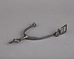 Rowel Spur, Iron alloy, silver, German