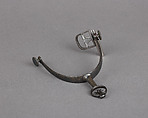 Rowel Spur, Iron alloy, silver, German