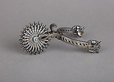 Rowel Spur, Iron, silver, Mexican