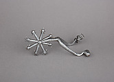 Rowel Spur (Left), Iron alloy, copper, German