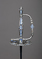 Smallsword Hilt, Matthew Boulton (British, Birmingham 1728–1809 Birmingham), Steel, Wedgwood jasperware, British, possibly Birmingham