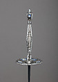 Smallsword Hilt, Matthew Boulton (British, Birmingham 1728–1809 Birmingham), Steel, Wedgwood jasperware, British, possibly Birmingham