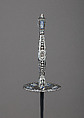 Smallsword Hilt, Matthew Boulton (British, Birmingham 1728–1809 Birmingham), Steel, Wedgwood jasperware, British, possibly Birmingham