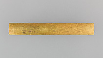 Knife Handle (Kozuka), Copper-gold alloy (shakudō), gold, silver, Japanese