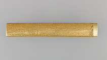 Knife Handle (Kozuka), Wood (ebony), gold, enameled cloisonné (shippō), silver, Japanese