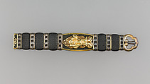 Knife Handle (Kozuka), Copper-gold alloy (shakudō), copper-silver alloy (shibuichi), gold, silver, Japanese