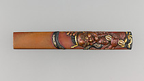 Knife Handle (Kozuka), Copper, copper-silver alloy (shibuichi), gold, copper-gold alloy (shakudō), Japanese