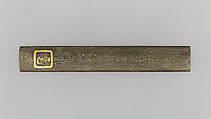 Knife Handle (Kozuka), Copper-silver alloy (shibuichi), gold, copper-gold alloy (shakudō), silver, Japanese