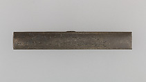 Knife Handle (Kozuka), Copper-silver alloy (shibuichi), gold, silver, Japanese