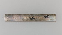 Knife Handle (Kozuka), Copper, silver, gold, copper-gold alloy (shakudō), Japanese