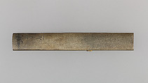 Knife Handle (Kozuka), Copper-silver alloy (shibuichi), gold, silver, Japanese