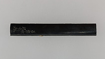 Knife Handle (Kozuka), Copper-gold alloy (shakudō), silver, gold, copper, Japanese