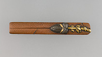 Knife Handle (Kozuka), Hamano Masayuki (Japanese, 1696–1769), Copper, gold, copper alloy (sentoku), silver, Japanese