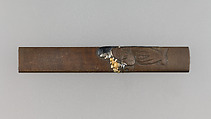 Knife Handle (Kozuka), Nobukatsu (Japanese), Copper-silver alloy (shibuichi), copper-gold alloy (shakudō), silver, gold, Japanese