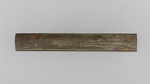 Knife Handle (Kozuka), Copper-silver alloy (shibuichi), gold, Japanese
