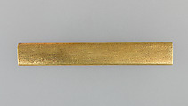 Knife Handle (Kozuka), Copper-gold alloy (shakudō), gold, copper, Japanese