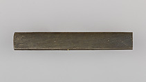 Knife Handle (Kozuka), Copper-silver alloy (shibuichi), gold, Japanese
