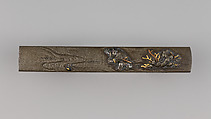 Knife Handle (Kozuka), Hirosada (Japanese), Copper-silver alloy (shibuichi), gold, silver, copper, Japanese