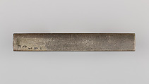 Knife Handle (Kozuka), Copper-silver alloy (shibuichi), gold, silver, Japanese