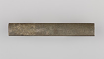 Knife Handle (Kozuka), Copper-silver alloy (shibuichi), Japanese