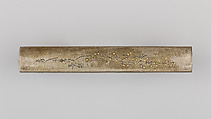 Knife Handle (Kozuka), Copper-silver alloy (shibuichi), gold, silver, Japanese
