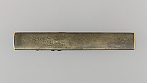 Knife Handle (Kozuka), Copper-gold alloy (shakudō), copper-silver alloy (shibuichi), gold, copper, silver, Japanese