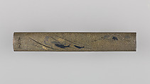 Knife Handle (Kozuka), Copper-silver alloy (shibuichi), gold, copper-gold alloy (shakudō), silver, Japanese