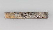 Knife Handle (Kozuka), Silver, Japanese