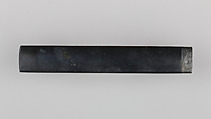Knife Handle (Kozuka), Copper-gold alloy (shakudō), gold, silver, Japanese