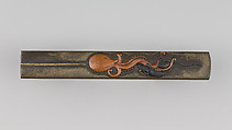 Knife Handle (Kozuka), Copper-silver alloy (shibuichi), gold, copper, copper-gold alloy (shakudō), Japanese