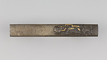 Knife Handle (Kozuka), Copper-silver alloy (shibuichi), gold, copper-gold alloy (shakudō), Japanese