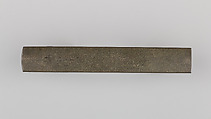 Knife Handle (Kozuka), Katsutora (Japanese, died ca.1825), Copper-silver alloy (shibuichi), silver, Japanese