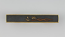 Knife Handle (Kozuka), Gotō Jujo (Japanese), Copper-gold alloy (shakudō), copper, copper-silver alloy (shibuichi), gold, Japanese